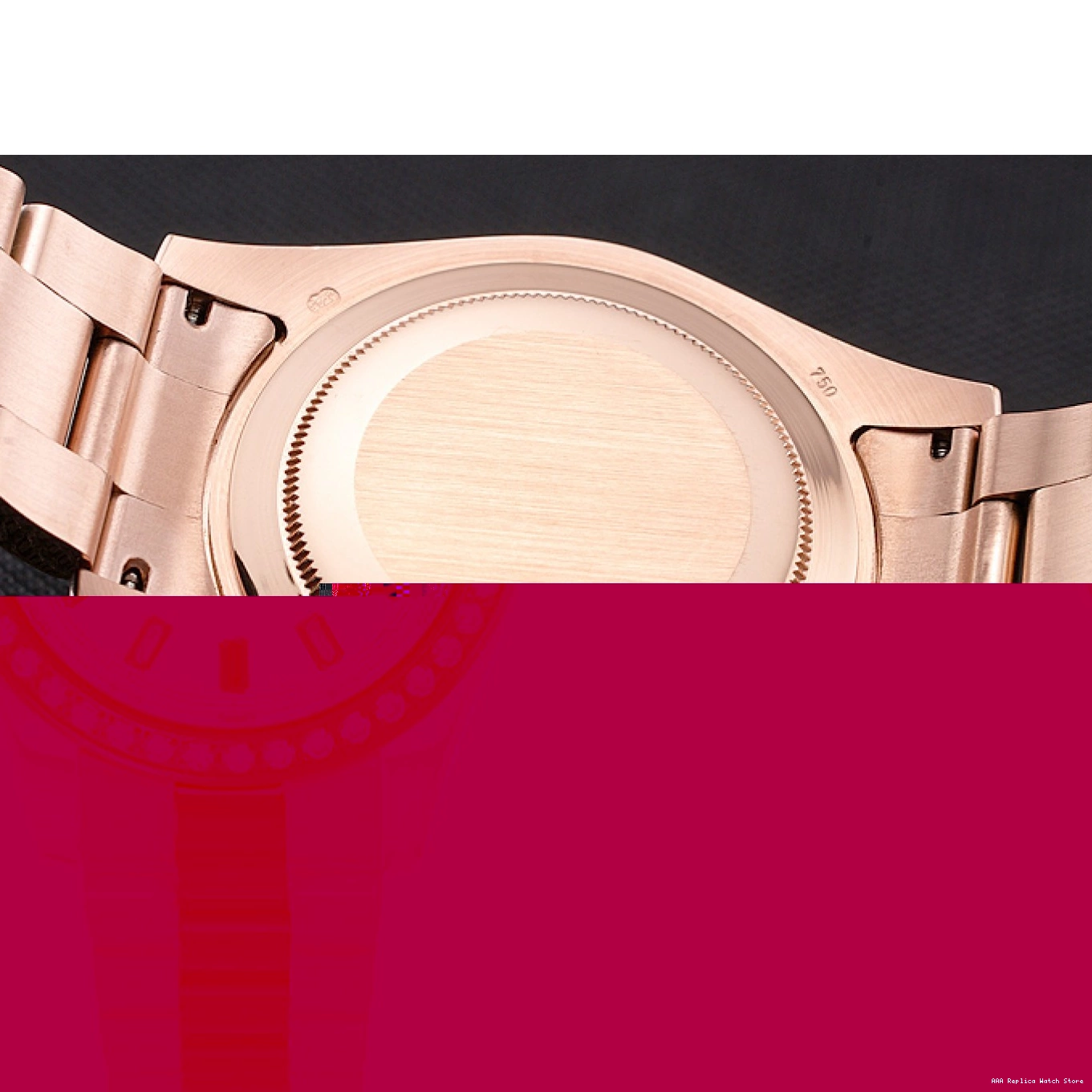 Aaa replica watch Sky Brown Case Bracelet Dweller Dial Gold Ad Rose Rolex 0629